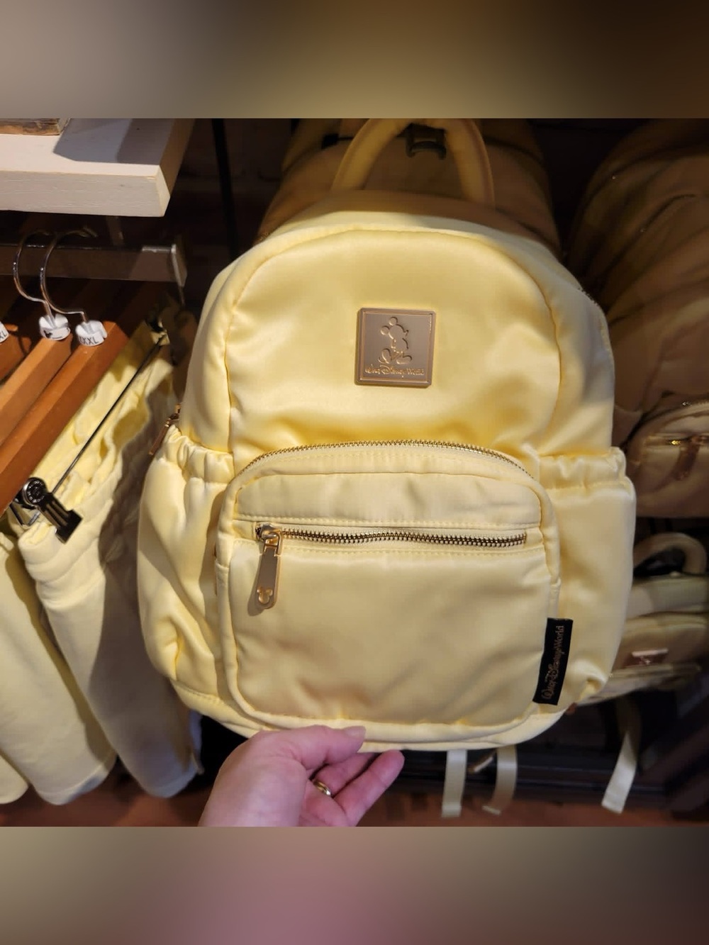 Disney yellow mini  Backpack WDW 2026